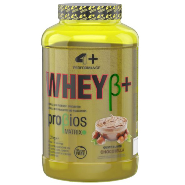 4+ NUTRITION Whey+ 2000 gr 2 kg Proteine del Siero del Latte Whey PROTEINE