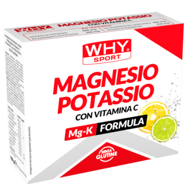 Why Sport Magnesio e Potassio + Vitamina C 10 bustine da 10 gr SALI MINERALI