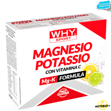 Why Sport Magnesio e Potassio + Vitamina C 10 bustine da 10 gr SALI MINERALI