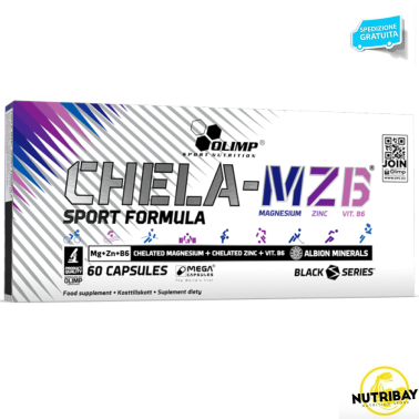 OLIMP Chela-MZB Sport Formula 60 caps Zmb6 Zinco Magnesio B6 TONICI