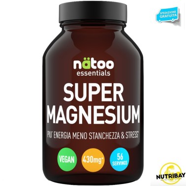 NATOO ESSENTIALS SUPER MAGNESIUM - 250 gr BENESSERE-SALUTE