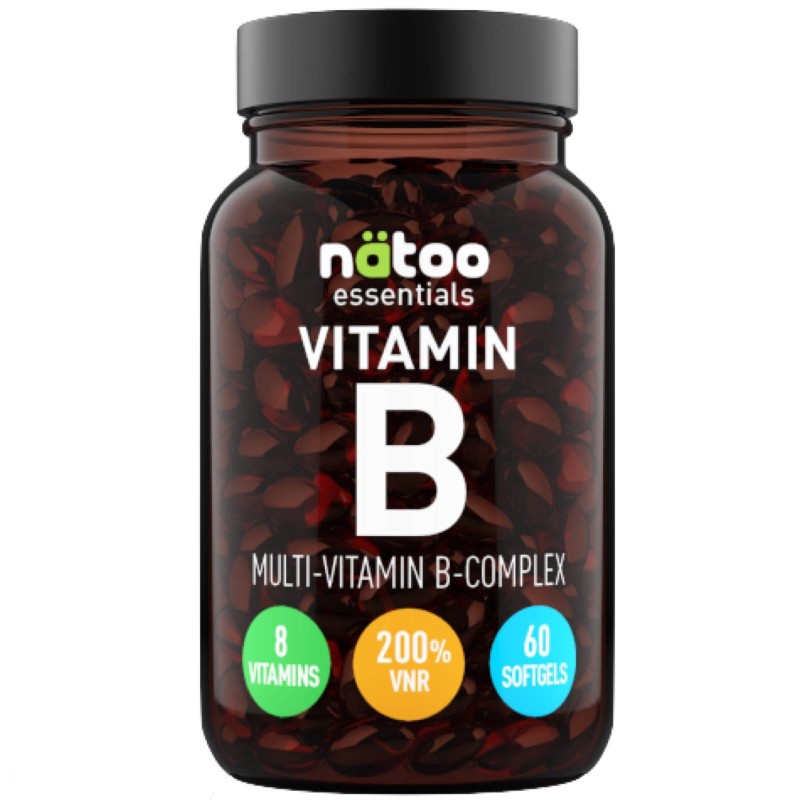 NATOO ESSENTIALS VITAMIN B COMPLEX - 60 softgels VITAMINE