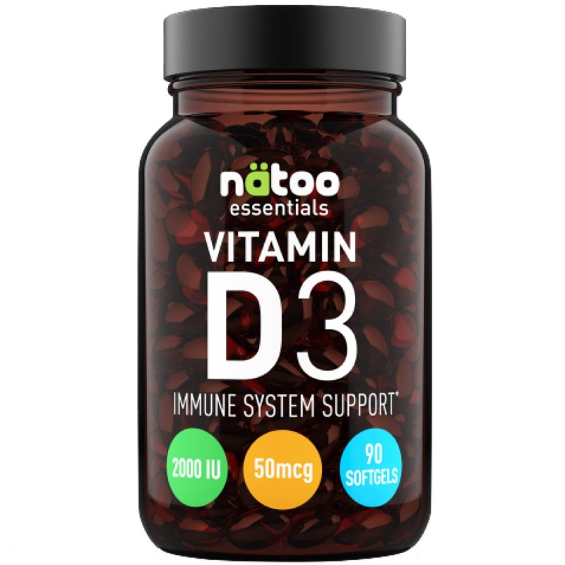 NATOO ESSENTIALS VITAMIN D3 - 90 SOFTGELS VITAMINE