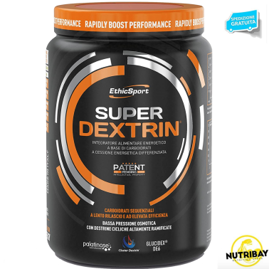 ETHIC SPORT Super Dextrin 700 gr Destrine cicliche altamente ramificate CARBOIDRATI - ENERGETICI