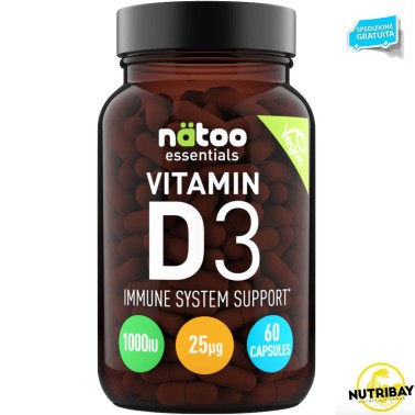 NATOO ESSENTIALS VITAMIN D3 VEGAN - 60 caps VITAMINE