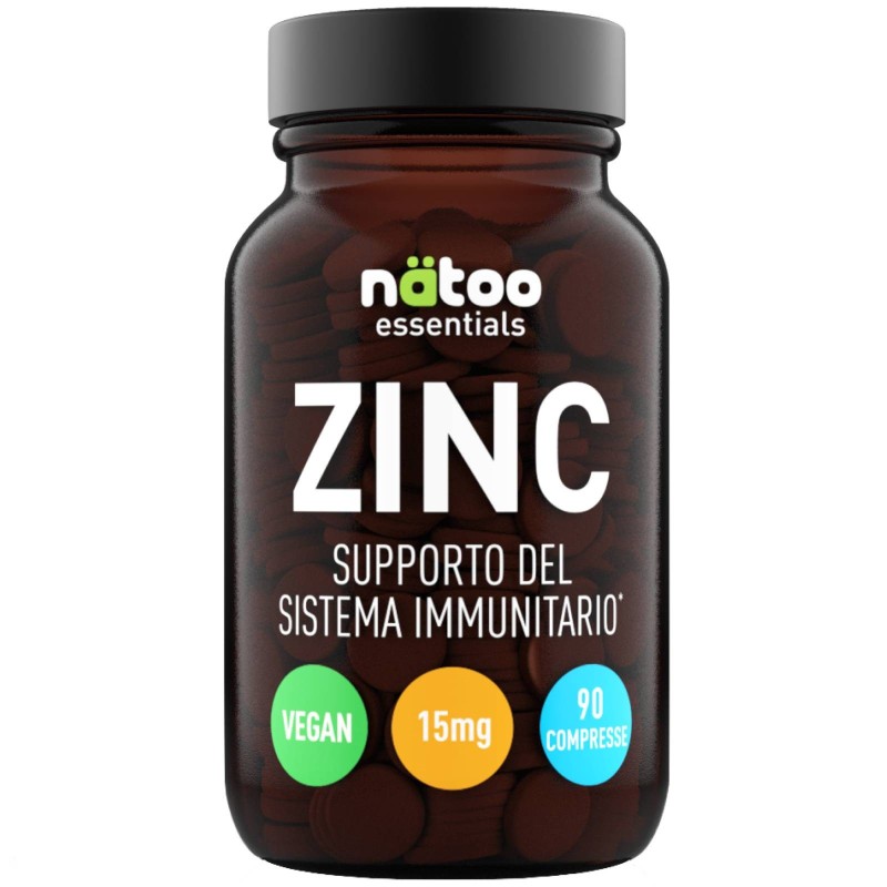 NATOO ESSENTIALS ZINC - 90 cpr TONICI