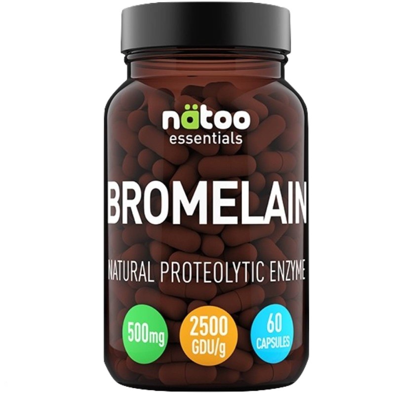 NATOO ESSENTIALS BROMELAIN 500 mg - 60 caps BENESSERE-SALUTE