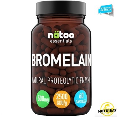 NATOO ESSENTIALS BROMELAIN 500 mg - 60 caps BENESSERE-SALUTE