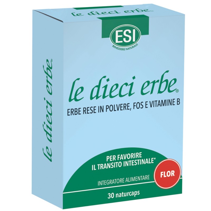 ESI LE DIECI ERBE FLOR 30 naturcaps BENESSERE-SALUTE