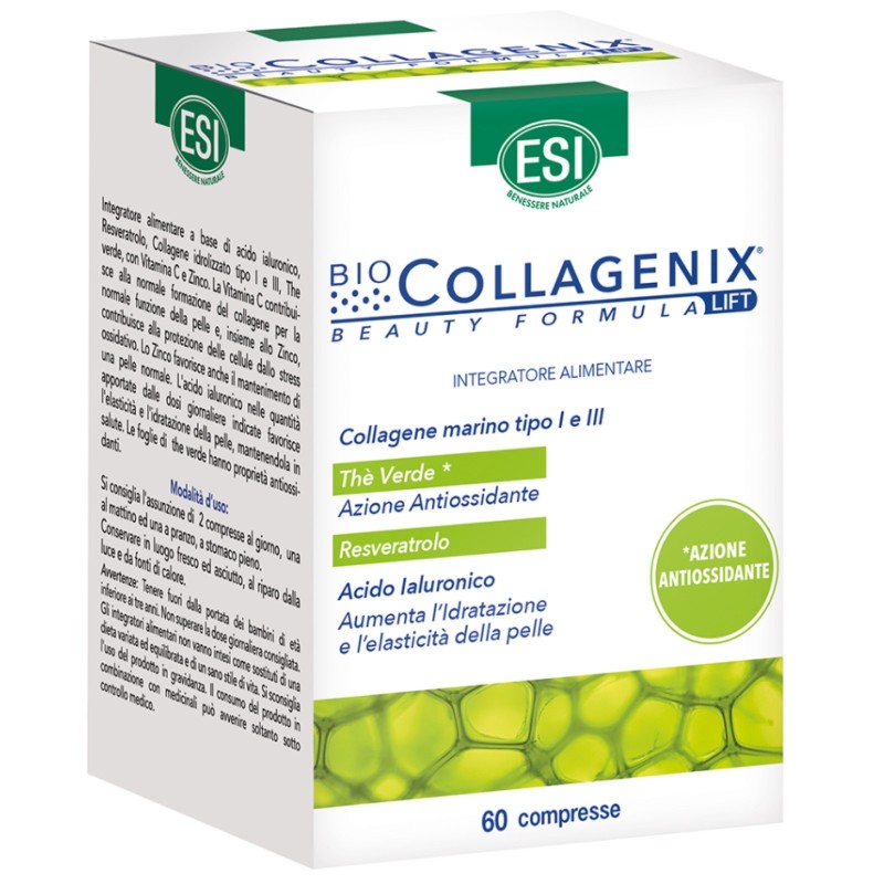 ESI BIOCOLLAGENIX ANTIOSSIDANTE 60 cpr BENESSERE-SALUTE