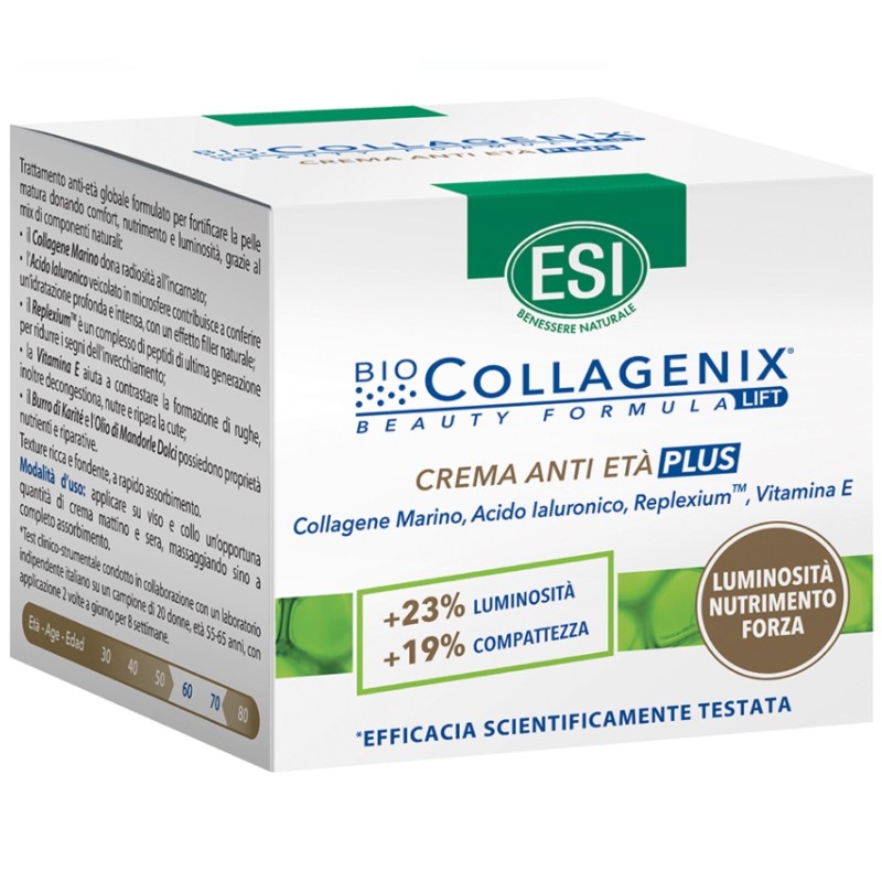 ESI BIOCOLLAGENIX CREMA ANTI ETÀ PLUS 50 ml BENESSERE-SALUTE