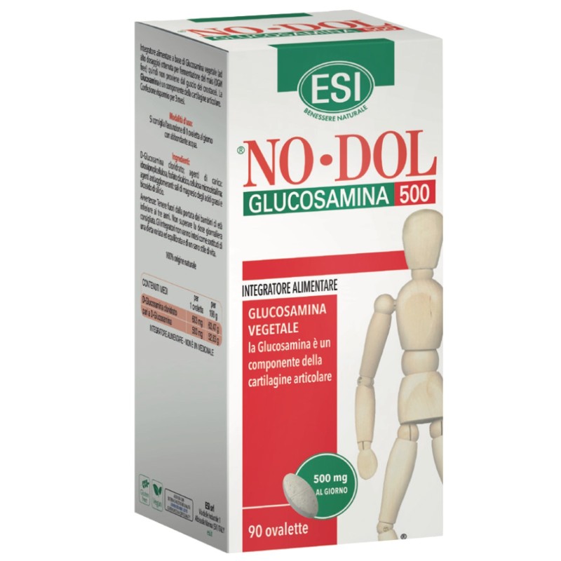 ESI NO DOL GLUCOSAMINA PURA 500 90 ovalette BENESSERE ARTICOLAZIONI