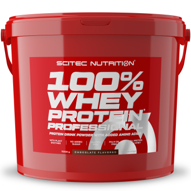 SCITEC 100% Whey Protein Professional 5 Kg 5000 gr Proteine del Siero del Latte PROTEINE