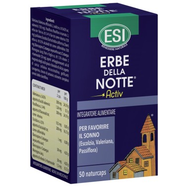 ESI ERBE DELLA NOTTE ACTIV 50 naturcaps BENESSERE-SALUTE