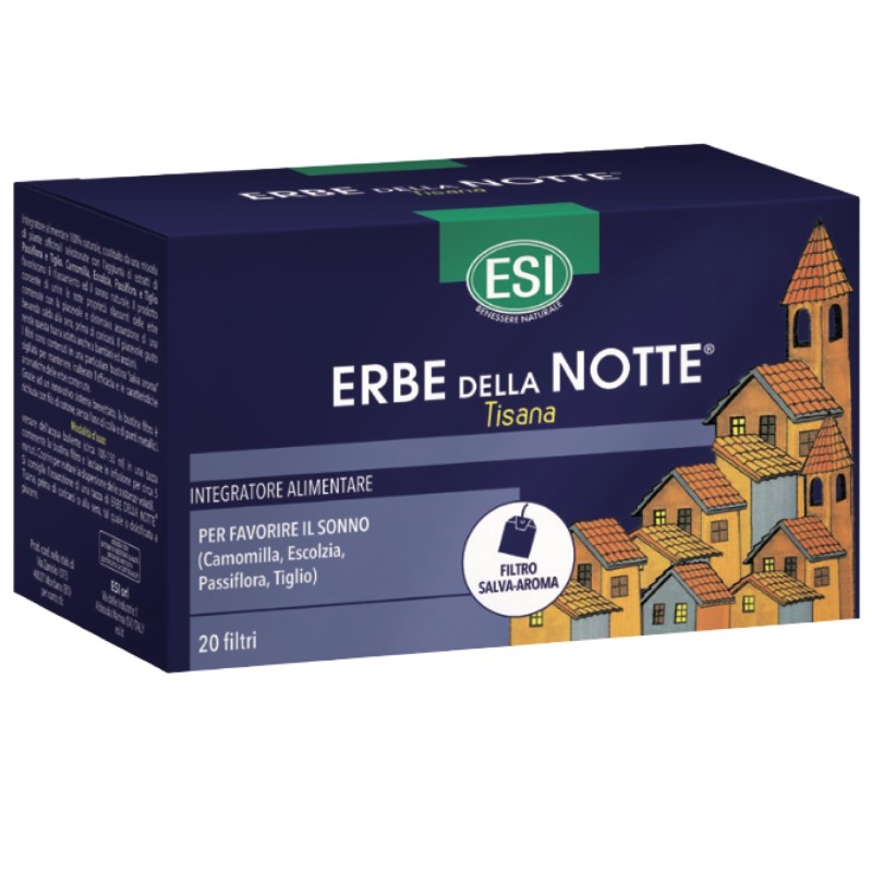 ESI ERBE DELLA NOTTE TISANA 20 filtri BENESSERE-SALUTE