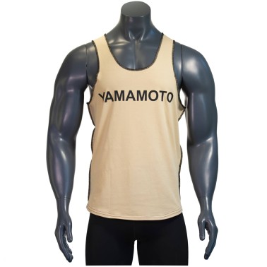 YAMAMOTO ACTIVE WEAR Man Tank Top 145 OE SABBIA CANOTTIERA in vendita su Nutribay.it
