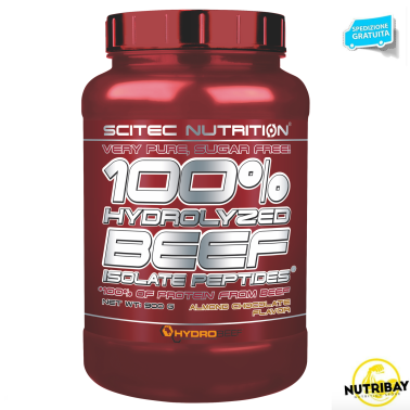 SCITEC NUTRITION 100% Hydro Beef Proteine isolate idrolizzate della Carne Manzo PROTEINE