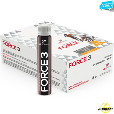 KEFORMA Force 3 24 fiale da 25ml PRE ALLENAMENTO