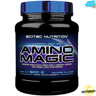 SCITEC Amino Magic 500 g aminoacidi ramificati essenziali bcaa + Arginina AMINOACIDI COMPLETI / ESSENZIALI