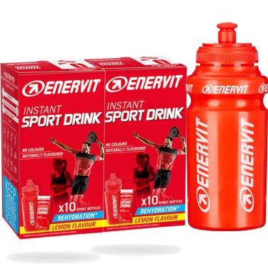 ENERVIT Instant Sport Drink 20 bustine + Borraccia SALI MINERALI