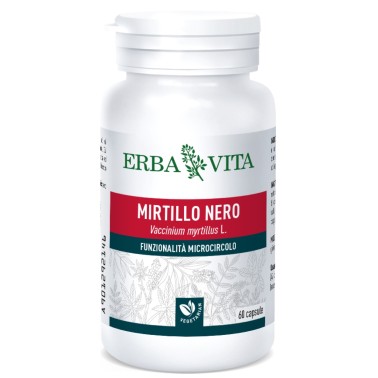 ERBA VITA MIRTILLO NERO 60 cpr BENESSERE-SALUTE