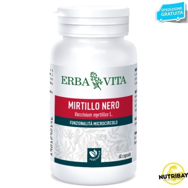 ERBA VITA MIRTILLO NERO 60 cpr BENESSERE-SALUTE