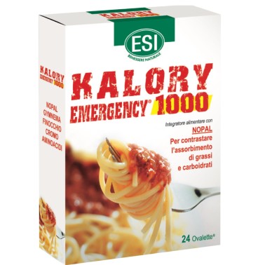 ESI Kalory EMERGENCY 1000 24 ovalette BRUCIA GRASSI TERMOGENICI
