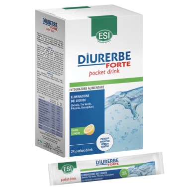 ESI DIURERBE FORTE POCKET DRINK 24 pocket drink Limone DRENANTI DIURETICI