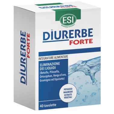 ESI DIURERBE FORTE TAVOLETTE 40 tav DRENANTI DIURETICI