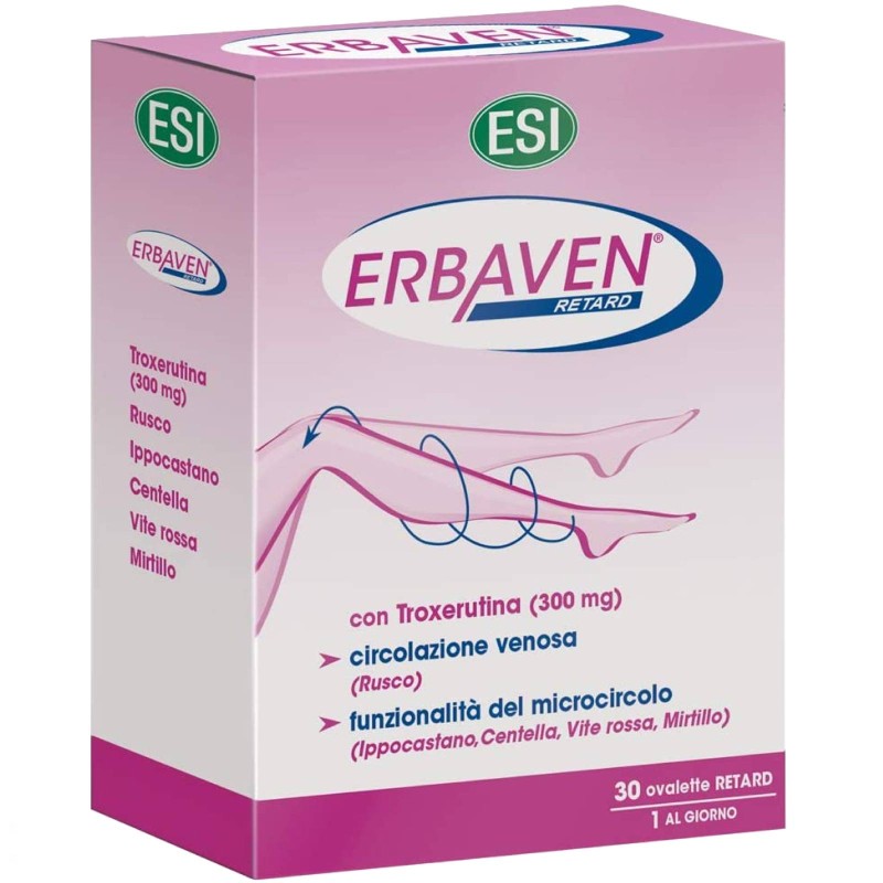 ESI ERBAVEN RETARD - 30 ovalette DRENANTI DIURETICI