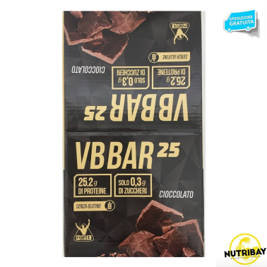 Net Integratori Vb Bar 25 Scatola 24 Barrette Proteiche da 50 gr. Low Carb BARRETTE ENERGETICHE