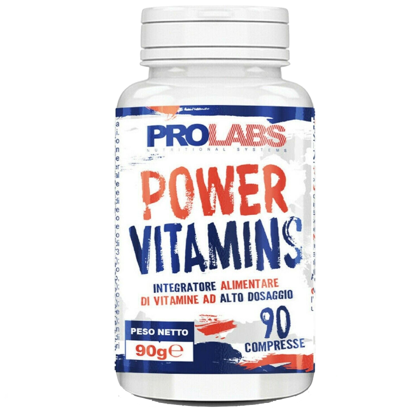 PROLABS Power Vitamins 90 cpr Multivitaminico Alto dosaggio Vitamine VITAMINE