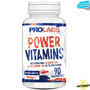 PROLABS Power Vitamins 90 cpr Multivitaminico Alto dosaggio Vitamine VITAMINE