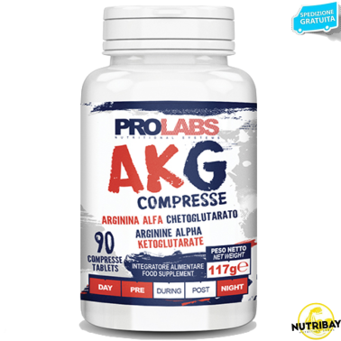 Prolabs AKG 90 Compresse Arginina Alfa Chetoglutarato Ossido Nitrico ARGININA