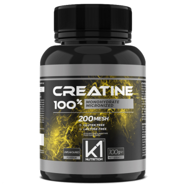 K1 Nutrition 100% Creatine 100 g Creatina Monoidrato Micronizzata 200 Mesh CREATINA