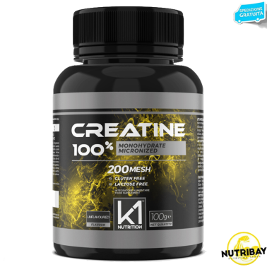 K1 Nutrition 100% Creatine 100 g Creatina Monoidrato Micronizzata 200 Mesh CREATINA