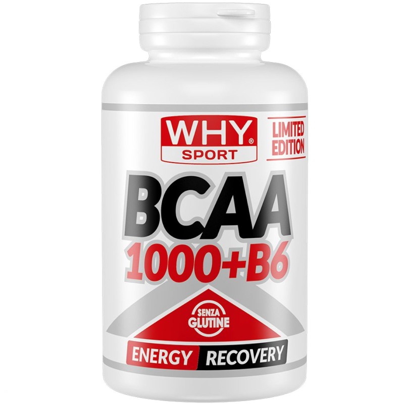 WHY SPORT BCAA 1000 + B6 - 200 cpr LIMITED EDITION AMINOACIDI BCAA