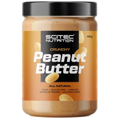 SCITEC NUTRITION PEANUT BUTTER CRUNCHY - 400 gr AVENE - ALIMENTI PROTEICI