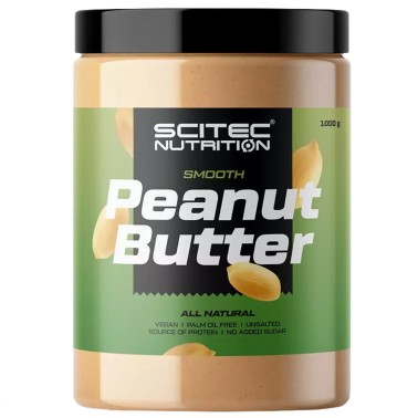 SCITEC NUTRITION PEANUT BUTTER SMOOTH - 1000 gr AVENE - ALIMENTI PROTEICI