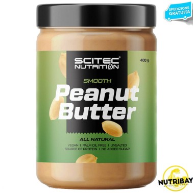 SCITEC NUTRITION PEANUT BUTTER SMOOTH - 400 gr AVENE - ALIMENTI PROTEICI