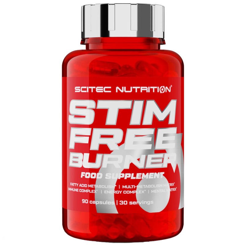 SCITEC NUTRITION STIM FREE BURNER - 90 caps BRUCIA GRASSI TERMOGENICI