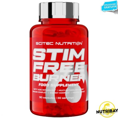 SCITEC NUTRITION STIM FREE BURNER - 90 caps BRUCIA GRASSI TERMOGENICI