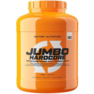 SCITEC NUTRITION JUMBO HARDCORE - 3060 gr GAINERS AUMENTO MASSA