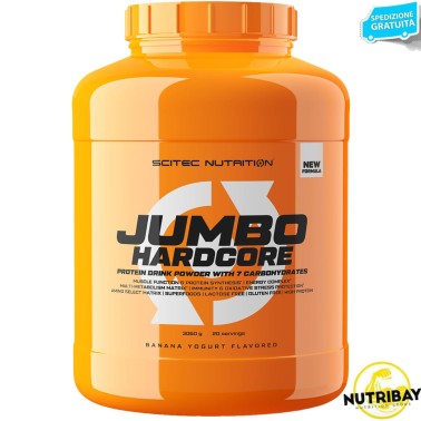 SCITEC NUTRITION JUMBO HARDCORE - 3060 gr GAINERS AUMENTO MASSA