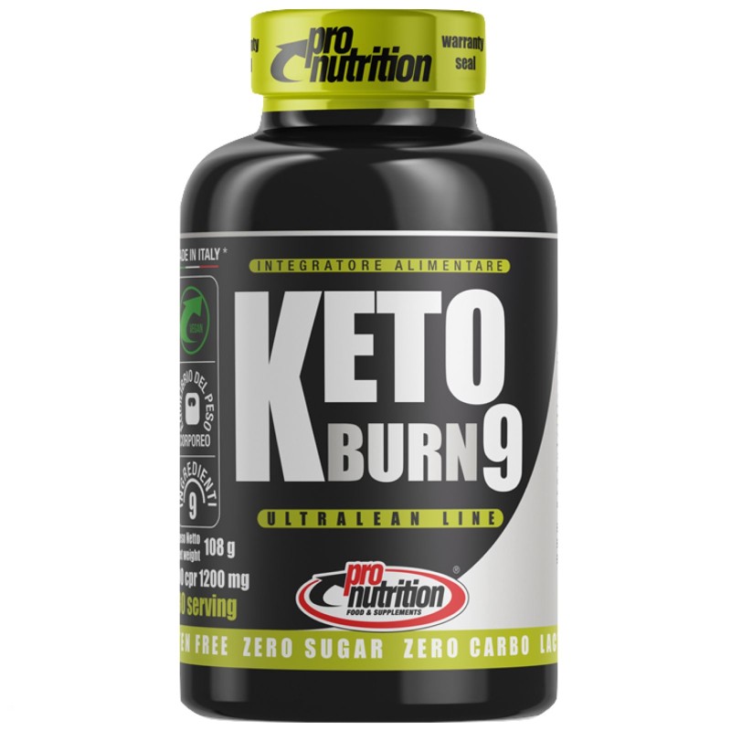 PRONUTRITION KETO BURN9 - 90 cpr BRUCIA GRASSI TERMOGENICI