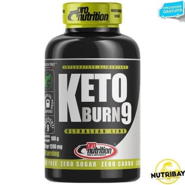 PRONUTRITION KETO BURN9 - 90 cpr BRUCIA GRASSI TERMOGENICI