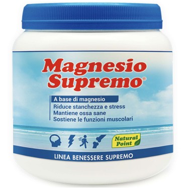 Magnesio Supremo Natural Point 300 gr BENESSERE-SALUTE