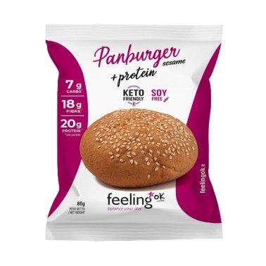 FEELING OK START 1 PANBURGER SESAME - 80 gr AVENE - ALIMENTI PROTEICI