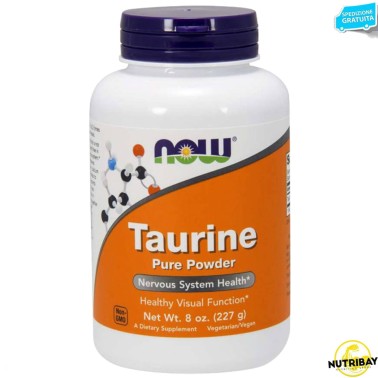 NOW FOODS TAURINE POWDER - 227 gr TAURINA