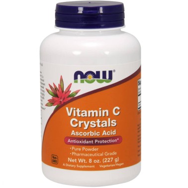 NOW FOODS VITAMIN C CRYSTALS - 227 gr VITAMINE